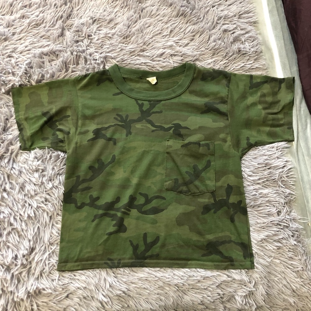 Camo Crop Top